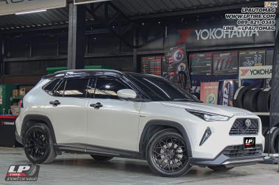 รถ - TOYOTA YARIS CROSS ล้อแม็ก - VAGE VF032 FlowForming V-BLACK สเปค - 18x8.5 ET35 5x100
ใช้ยางเดิม