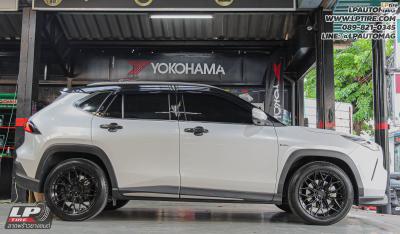 รถ - TOYOTA YARIS CROSS ล้อแม็ก - VAGE VF032 FlowForming V-BLACK สเปค - 18x8.5 ET35 5x100
ใช้ยางเดิม