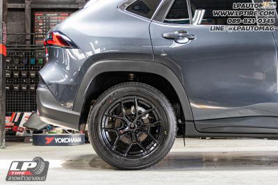 รถ - TOYOTA YARIS CROSS&nbsp;ล้อแม็ก - ORI WHEELS CHAPTER-4 FlowForming V-BLACK สเปค - 17x8 ET35 5x100 ใช้ยางเดิม