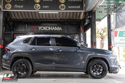 รถ - TOYOTA YARIS CROSS&nbsp;ล้อแม็ก - ORI WHEELS CHAPTER-4 FlowForming V-BLACK สเปค - 17x8 ET35 5x100 ใช้ยางเดิม