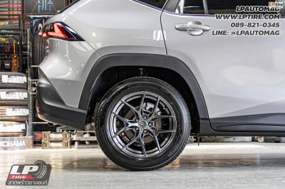 รถ - TOYOTA YARIS CROSS&nbsp;ล้อแม็ก - ORI WHEELS CHAPTER-4 FlowForming V-DARK สเปค - 17x8 ET35 5x100&nbsp;ใช้ยางเดิม