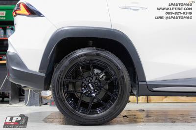 รถ - TOYOTA YARIS CROSS ล้อแม็ก - Auto Option AOW20 Flow Forming BLACK สเปค- 17x8 ET35 5x100 ใช้ยางเดิม