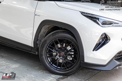 รถ - TOYOTA YARIS CROSS ล้อแม็ก - SSW S348 ดำด้าน สเปค - 18x8.5 ET40 5x100 ใช้ยางเดิม