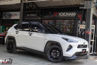 รถ - TOYOTA YARIS CROSS ล้อแม็ก - SSW S348 ดำด้าน สเปค - 18x8.5 ET40 5x100 ใช้ยางเดิม
