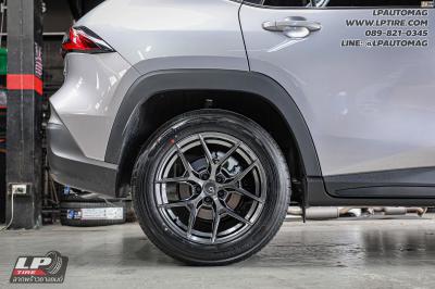 รถ - TOYOTA YARIS CROSS ล้อแม็ก - ORI WHEELS CHAPTER-4 FlowForming V-DARK สเปค -17x8 ET35 5x100 ใช้ยางเดิม