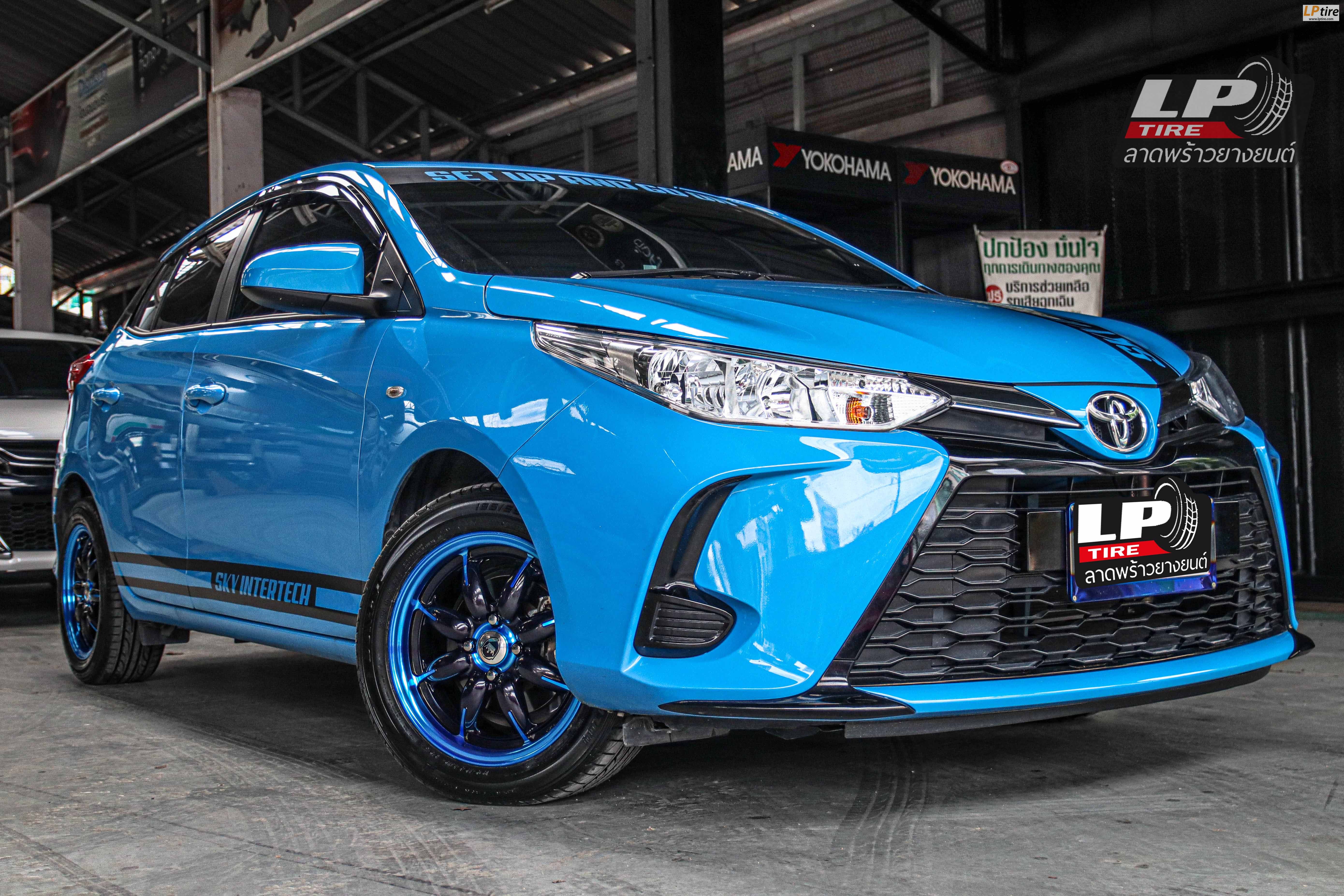 รถ - TOYOTA YARIS XP130 ล้อแม็ก -SSW S195 15x6.5 ET38 4x100 สเปค - ดำขลิปฟ้าขอบฟ้า
รัดยาง - DUNLOP LM704 เบอร์ - 195/55-15