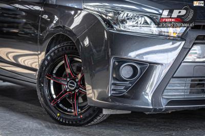 รถ - TOYOTA YARIS ล้อแม็ก - INFERNO INF-8R RS ดำอันเดอร์คัตแดงก้าน สเปค - 15x7 4x100 ET35
รัดยาง - YOKOHAMA A-DRIVE AA01 เบอร์- 195/55-15