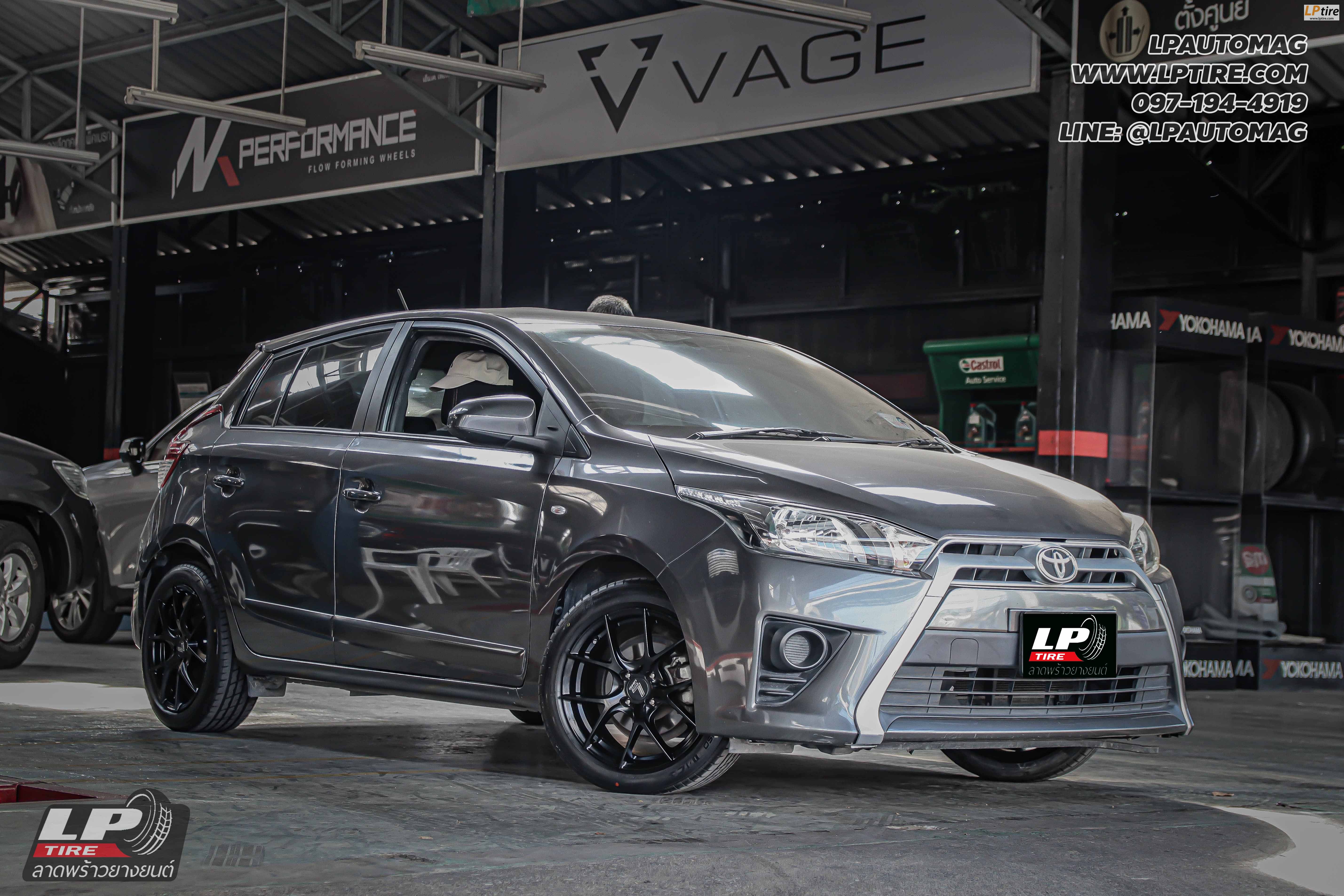 รถ - TOYOTA YARIS ล้อแม็ก - LENSO Jager Dyna ดำด้าน สเปค - 16x7 ET35 4x100 ยาง - LENSO D-1CS
เบอร์ - 195/50-16