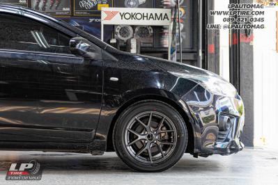 รถ - TOYOTA YARIS ล้อแม็ก - EmotionR FRE BY LENSO Dark Gun สเปค - 15x7 ET35 4x100 ยาง - ALLIANCE AL30 030Ex เบอร์ - 195/55-15