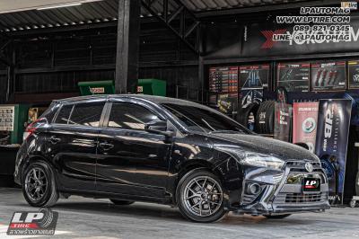 รถ - TOYOTA YARIS ล้อแม็ก - EmotionR FRE BY LENSO Dark Gun สเปค - 15x7 ET35 4x100 ยาง - ALLIANCE AL30 030Ex เบอร์ - 195/55-15