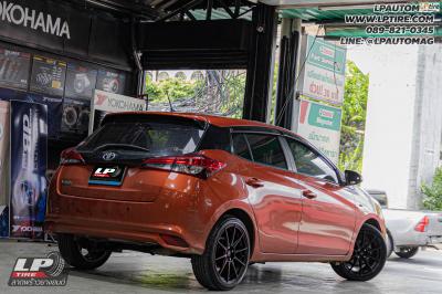 รถ - TOYOTA YARIS ล้อแม็ก - ADVANTI N719 FlowForming ดำด้าน สเปค - 17x7 ET40 4x100