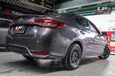 รถ -TOYOTA YARIS XP150 ล้อแม็ก - KONIG N781 FlowForming ไฮเปอร์แบ็ก สเปค - 15x7 ET28 4x100 รัดยาง - BRIDGESTONE T005A เบอร์ - 195/60R15