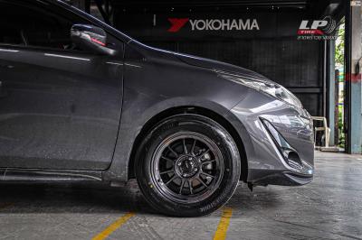 รถ -TOYOTA YARIS XP150 ล้อแม็ก - KONIG N781 FlowForming ไฮเปอร์แบ็ก สเปค - 15x7 ET28 4x100 รัดยาง - BRIDGESTONE T005A เบอร์ - 195/60R15