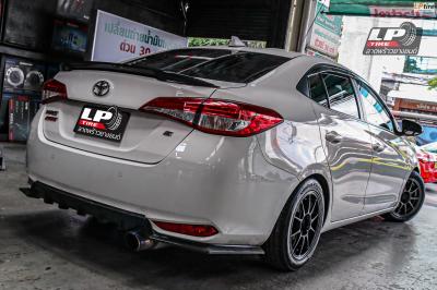 รถ - TOYOTA YARIS ล้อแม็ก - NK Performance NK105N (TC105n) Flowforming NK Dark ขอบ - 15x7 ET35 4x100 ยาง - hankook ventus v12 เบอร์ - 195/55r15