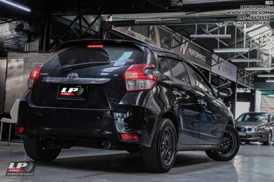 รถ - TOYOTA YARIS ล้อแม็ก - KONIG N781 HyperGram FlowFormingเทา สเปค - 15x7 ET28 4x100 ยาง -YOKOHAMA เบอร์ - 195/55-15