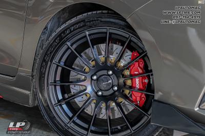 รถ - TOYOTA YARIS ล้อแม็ก - EmotionR RSR (RS05RR) ดำด้าน สเปค - 17x7.5 ET35 4x100 ยาง - DUNLOP LM702 เบอร์ -205/45-17