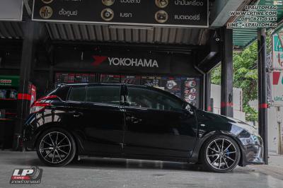 รถ - TOYOTA YARIS ล้อแม็ก - ENKEI DRACO ดำหน้าเงา สเปค - 17x7.5 ET38 4x100 ยาง - YOKOHAMA V552 เบอร์ - 205/45-17