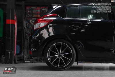 รถ - TOYOTA YARIS ล้อแม็ก - ENKEI DRACO ดำหน้าเงา สเปค - 17x7.5 ET38 4x100 ยาง - YOKOHAMA V552 เบอร์ - 205/45-17