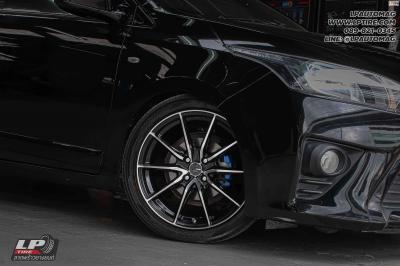 รถ - TOYOTA YARIS ล้อแม็ก - ENKEI DRACO ดำหน้าเงา สเปค - 17x7.5 ET38 4x100 ยาง - YOKOHAMA V552 เบอร์ - 205/45-17