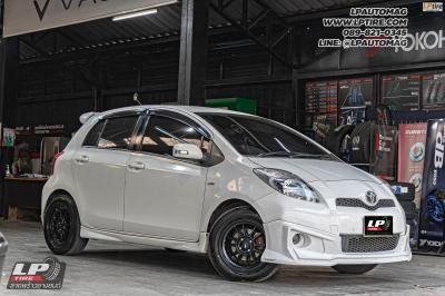 รถ - TOYOTA YARIS ล้อแม็ก - KONIG N781 FlowForming ดำด้าน สเปค - 15x7 ET28 4x100 ยาง - MICHELIN เบอร์ - 195/60-15