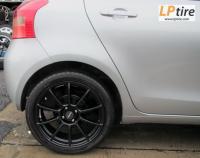 Toyota Yaris + ล้อแม็ก Lenso Project-D Spec B 17นิ้ว สีดำด้าน + YOKOHAMA EARTH-1 205/45-17