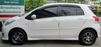 Toyota Yaris + ล้อแม็ก Katana GTR-Sports 356 15นิ้ว สี Black Chrome + ยาง FALKEN ZE522 195/55-15