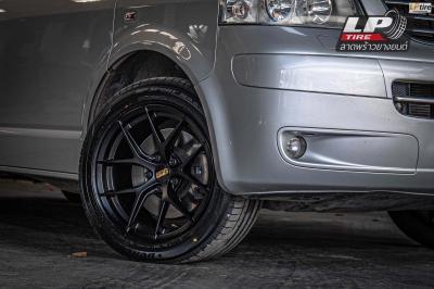 รถ - Volkswagen Caravelle ล้อแม็ก - K-speed ลายBBS #FIR-567 #FlowForming สเปค - 18x9.5 ET35 5x120 ดำด้าน รัดยาง - DUNLOP MAXX 050 เบอร์- 245/50-18