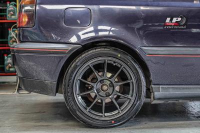 รถ - VOLK GOLF ล้อแม็ก - NK Performance NK105N (TC105n) Flowforming NK Dark ขอบ - 16x7 ET35 4x100 ยาง - YOKOHAMA V701 เบอร์ - 205/45-16