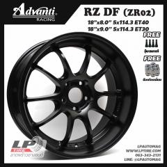 ล้อแม็กลาย ADVAN RZ-DF(ZR02) 18นิ้ว สีดำด้าน