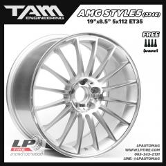 ล้อแม็ก AMG STYLE5 (TAM3346) 19นิ้ว สีHyper Silver หน้าเงา