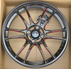 Xล้อแม็ก Advanti Forged RRF Storm N718 17นิ้ว สีดำขลิบแดง