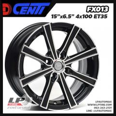 X ล้อแม็ก DCENTI  FX013 15นิ้ว สีดำหน้าเงา