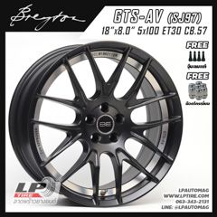 ล้อแม็ก BREYTON GTS-AV แท้ SJ97 18นิ้ว สีดำด้านอันเดอร์คัทเงิน