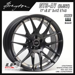 Xล้อแม็ก BREYTON GTS-AV แท้ SJ97 17นิ้ว สีดำด้านอันเดอร์คัทเงิน