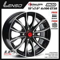 Xล้อแม็ก LENSO SAMURAI JINZO (SCJ) 15นิ้ว สีดำหน้าเงา