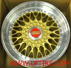 แม็กลาย BBS RS 18นิ้ว สีทองขอบเงา