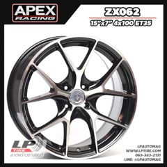 Xแม็กลาย HRE APEX ZX062 15นิ้ว สีดำหน้าเงา