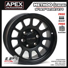 แม็กAPEXลาย METHOO (ZX035) 16นิ้ว สีดำด้าน