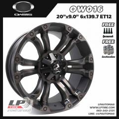 ล้อแม็กลาย OASIS OW016 ลาย Offroad 20นิ้ว สีดำหน้าชา