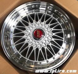 Xแม็กลาย BBS RS 17นิ้ว สีHS ขอบเงา