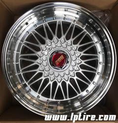 ล้อแม็กลาย BBS RS 17นิ้ว สีHS ขอบเงา