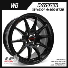 Xแม็ก WG ลาย RAY CE28 (WG) 15นิ้ว สีดำเงา