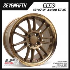 ล้อลาย RE30 SEVENFIFTH 15นิ้ว สีน้ำตาลไหม้