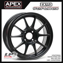 X ล้อแม็ก APEX ลาย TC105N (ZX113) 15นิ้ว สีดำด้าน