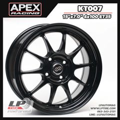 X ล้อแม็ก APEX ลาย KT007 15นิ้ว สีดำเงา