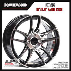 Xหมด ล้อแม็ก INFERNO 0845  โปรโมชั่น 15นิ้ว สีดำหน้าเงา