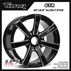 ล้อแม็กใหม่ TORQ GTR By Lenso 20นิ้ว สีดำเงามิลลิ่งเงิน