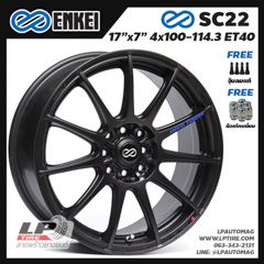 ล้อแม็กแท้ Enkei SC22 17นิ้ว สีดำด้าน