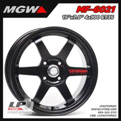 Xล้อแม็ก MGW ลาย TE37 MF-6021 15นิ้ว สีดำด้าน