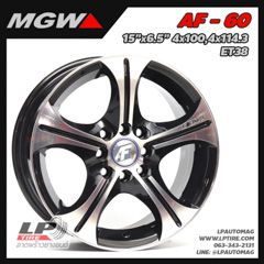 ล้อแม็ก MGW AF-60 15นิ้ว สีดำหน้าเงา